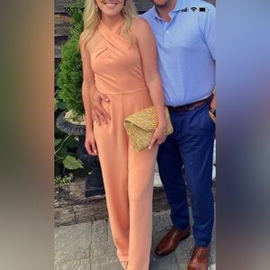 Peach Jumpsuit by Sugar Lips brand- size small